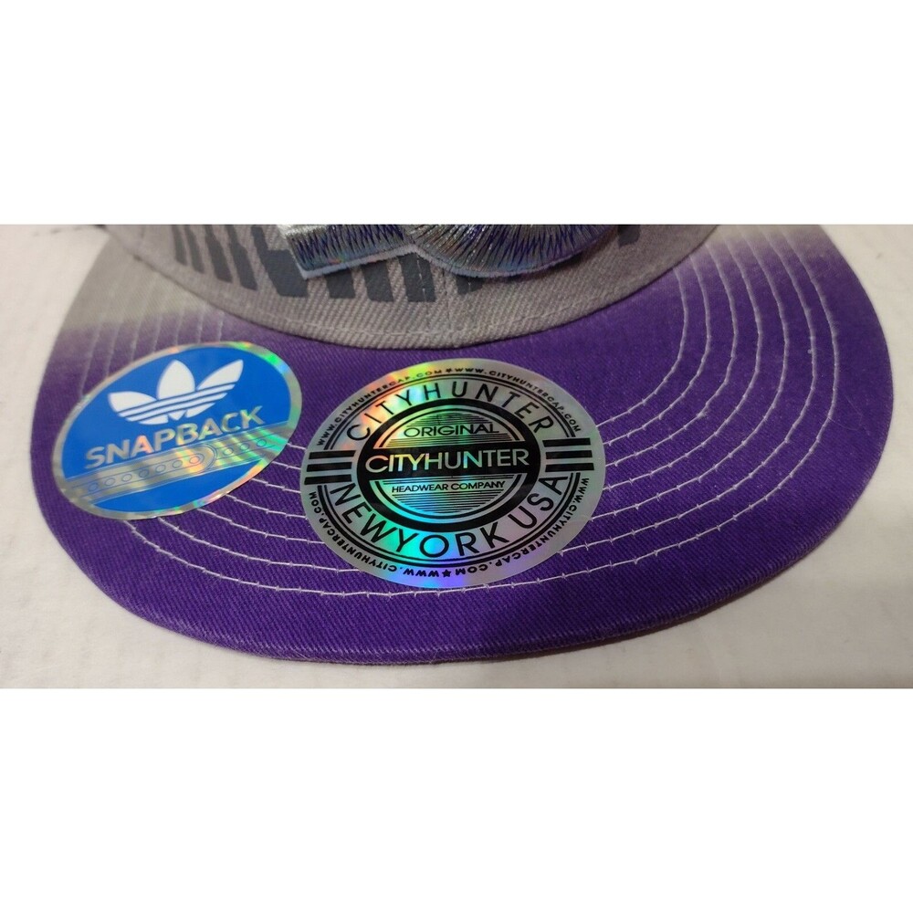 NWT City Hunter Washington DC Baseball Cap Snap Back Embroidered NEW OSFM - Picture 3 of 6
